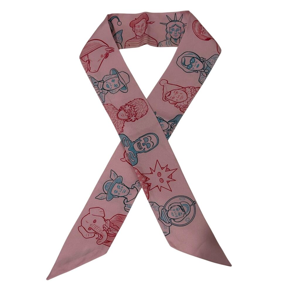 Hermes "Dress Code" Twilly scarf